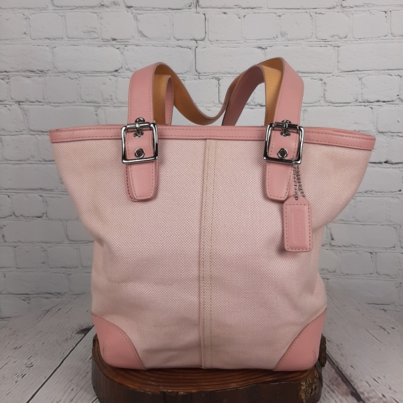 pale pink coach bag
